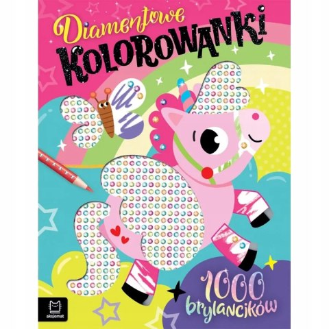 Brylantowe kolorowanki Jednorożec Aksjomat 1000 Brylancików