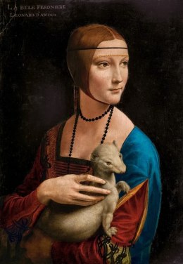 Castorland Dama z Gronostajem Leonardo da Vinci Puzzle 1000 elementów 12+