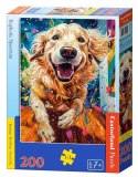 Castorland Ogromna Radość Psa Golden Retriver Puzzle 200 elementów 7+