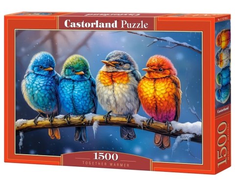 Castorland Razem Cieplej Ptaszki Zima Puzzle 1500 elementów 12+