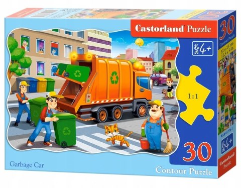 Castorland Śmieciarka Puzzle 30 elementów 4+