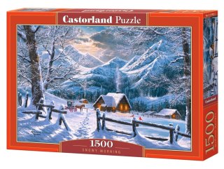 Castorland Śnieżny Poranek Krajobraz Zimowy Puzzle 1500 elementów 12+