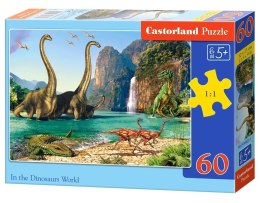 Castorland Świat Dinozaurów Puzzle 60 elementów 5+