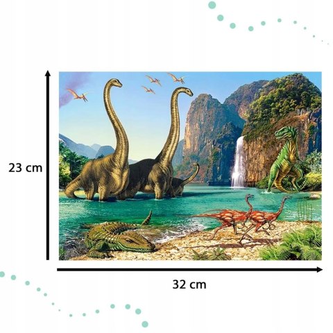 Castorland Świat Dinozaurów Puzzle 60 elementów 5+