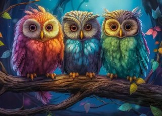 Castorland Trzy Małe Sowy Puzzle 260 elementów 8+