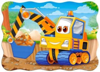 Castorland Żółta Koparka Puzzle 30 elementów 4+