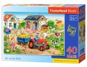 Castorland Życie na Farmie Puzzle Maxi 40 elementów 4+