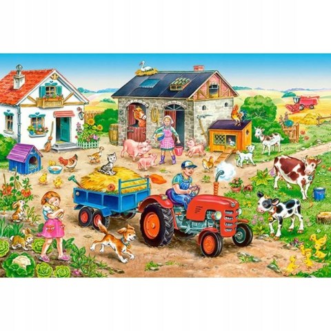 Castorland Życie na Farmie Puzzle Maxi 40 elementów 4+