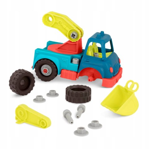 Ciężarówka budowlana do skręcania dźwig wiertarko-wkrętarka B.Toys BX1798Z