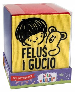 Feluś i Gucio grają w kolory planszowa Nasza Księgarnia Gra Aktywizująca