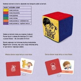 Feluś i Gucio grają w kolory planszowa Nasza Księgarnia Gra Aktywizująca