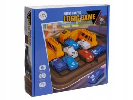 Gra logiczna Duży ruch 40 Wyzwań dla Przedszkolaka Blokada Parking 6+