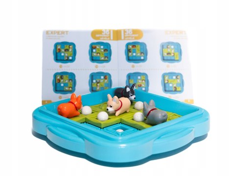 Gra logiczna Niegrzeczne szczeniaczki 6+ 36 Zadań Logicznych Łamigłówka