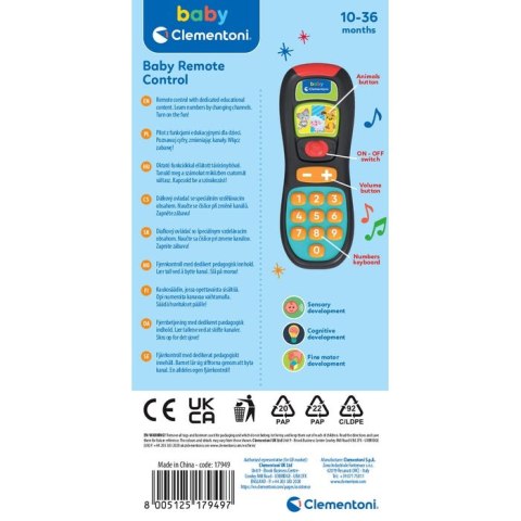 Interaktywny Pilot Tv dla dzieci 17949 Clementoni 10m+