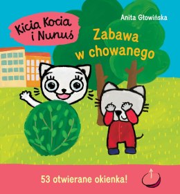 Kicia Kocia i Nunuś Zabawa w chowanego Anita Głowińska Książka z Okienkami