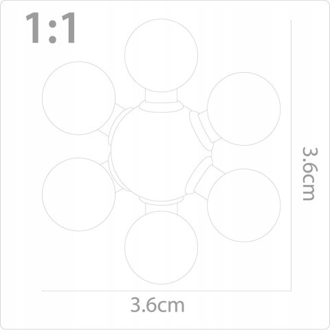 Klocki Małych Geniuszy Kwiatki Kulki 160 elementów Askato
