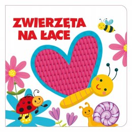 Książeczka Sensoryczna Zwierzęta na łące Dotykowa