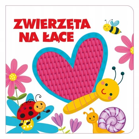 Książeczka Sensoryczna Zwierzęta na łące Dotykowa