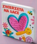 Książeczka Sensoryczna Zwierzęta na łące Dotykowa