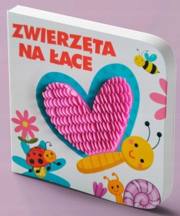Książeczka Sensoryczna Zwierzęta na łące Dotykowa