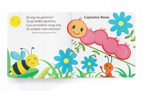 Książeczka Sensoryczna Zwierzęta na łące Dotykowa