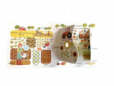 Książeczka z okienkami Zajrzyj tu Farma Wieś Okienka