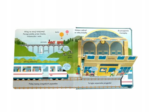 Książeczka z okienkami Zajrzyj tu Pojazdy Auta Okienka