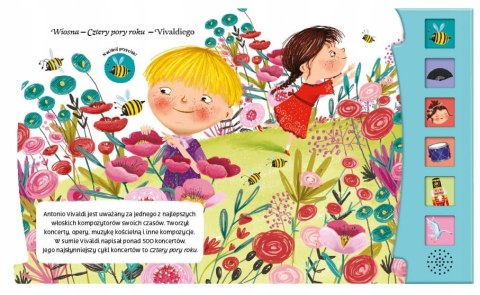 Książka Dźwiękowa Klasyczne melodie 6 utworów klasycznych