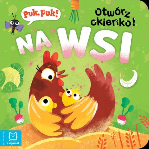 Kto to? Otwórz okienko! Na wsi Aksjomat Książeczka z Okienkami