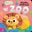 Kto to? Otwórz okienko! W Zoo Aksjomat Książeczka z Okienkami