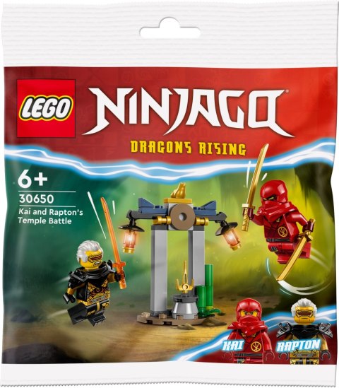 Lego Ninjago Bitwa Kaia i Raptona w świątyni 30650