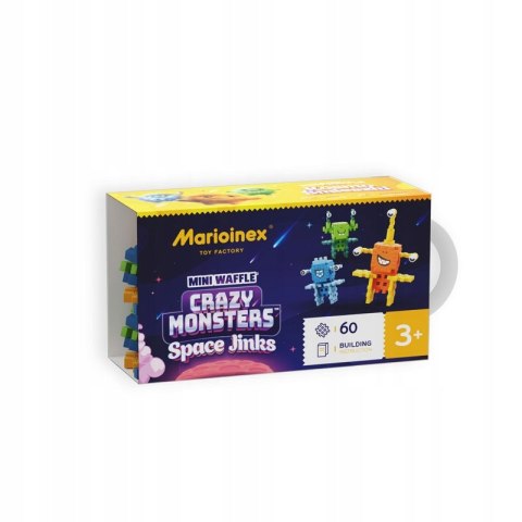Marioinex Waffle Mini Crazy Monsters Potwory 60 elementów 3+