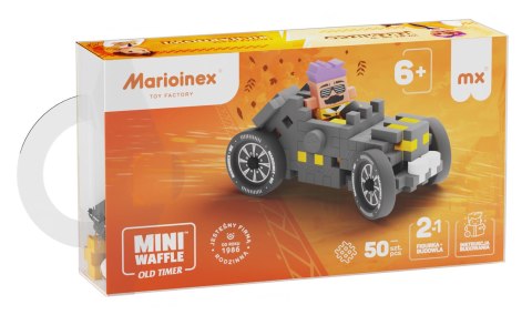 Marioinex Waffle Mini Samochody Old Timer Jeremy 50 elementów wyścigi 2w1