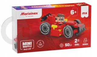 Marioinex Waffle Mini Samochody Race Car, James 50 Czerwona Fomuła 2w1