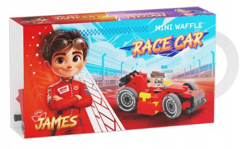 Marioinex Waffle Mini Samochody Race Car, James 50 Czerwona Fomuła 2w1