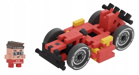 Marioinex Waffle Mini Samochody Race Car, James 50 Czerwona Fomuła 2w1