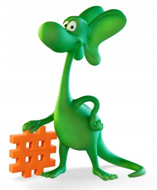 Marioinex Waffle Smok Diplodok i Pterodaktyl - klocki konstrukcyjne 60 el