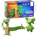 Marioinex Waffle Smok Diplodok i Pterodaktyl - klocki konstrukcyjne 60 el