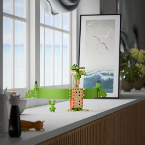 Marioinex Waffle Smok Diplodok i Pterodaktyl - klocki konstrukcyjne 60 el