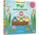 Pięć małych żabek Wesoła zagroda Zabawa z ruchomymi elementami Książeczka