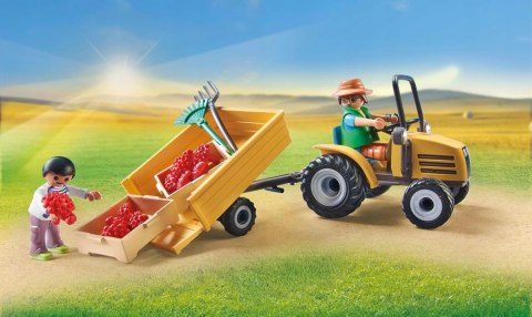 Playmobil Country 71442 Traktor z przyczepą i zbiornikiem na wodę Farma