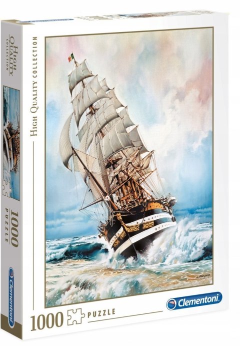 Puzzle 1000 elementów 39415 Amerigo Vespucci Statek Clementoni