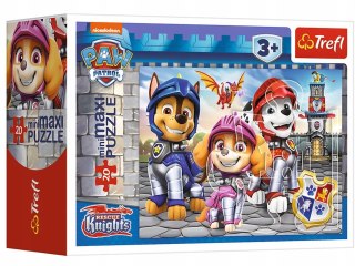 Puzzle Psi Patrol Rycerska Drużyna Minimaxi 20 elementów Trefl 21146