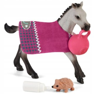 Schleich Bawiące się źrebię i Jeż 42534