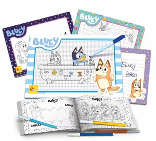 Szkoła Rysowania Bluey Zestaw Pisaki Tabliczki Lisciani Rysuj i Koloruj