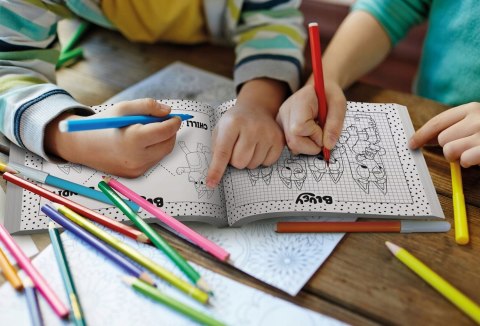 Szkoła Rysowania Bluey Zestaw Pisaki Tabliczki Lisciani Rysuj i Koloruj