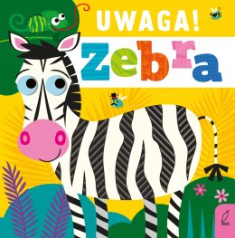 Uwaga Zebra! Książeczka Sensoryczna Dotykowa Wilga