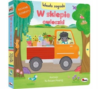 W sklepie owieczki Wesoła zagroda Zabawa z ruchomymi elementami Książeczka