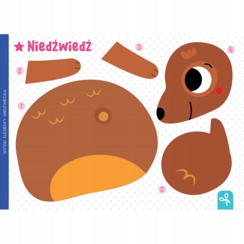 Wycinam Naklejam Rysuję w Lesie Wycinanki Edukacyjne Aksjomat