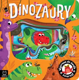 Wyprawa do świata Zwierząt Dinozaury Książeczka Przestrzenna
